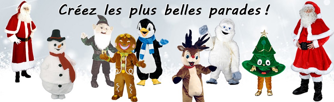 Retrouvez notre collection de costume peluche !